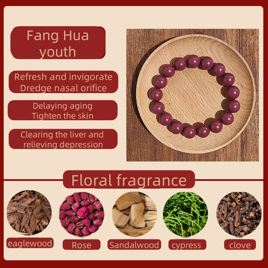 (Fang Hua)Zen fragrance beads. The mysterious fragrance of the East. Ancient fragrance recipe bracelet