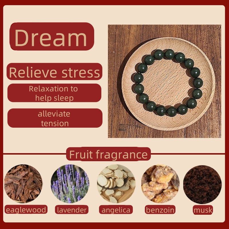 (dream)Zen fragrance beads. The mysterious fragrance of the East. Ancient fragrance recipe bracelet
