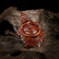 Lightning strike jujube wood carving Xuanwu Dragon Turtle Feng Shui ornament, rich and unparalleled in the world