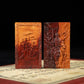 Lightning strike jujube wood double-sided carving Zhao Gongming (God of Wealth) talisman Taoist artifact pendant