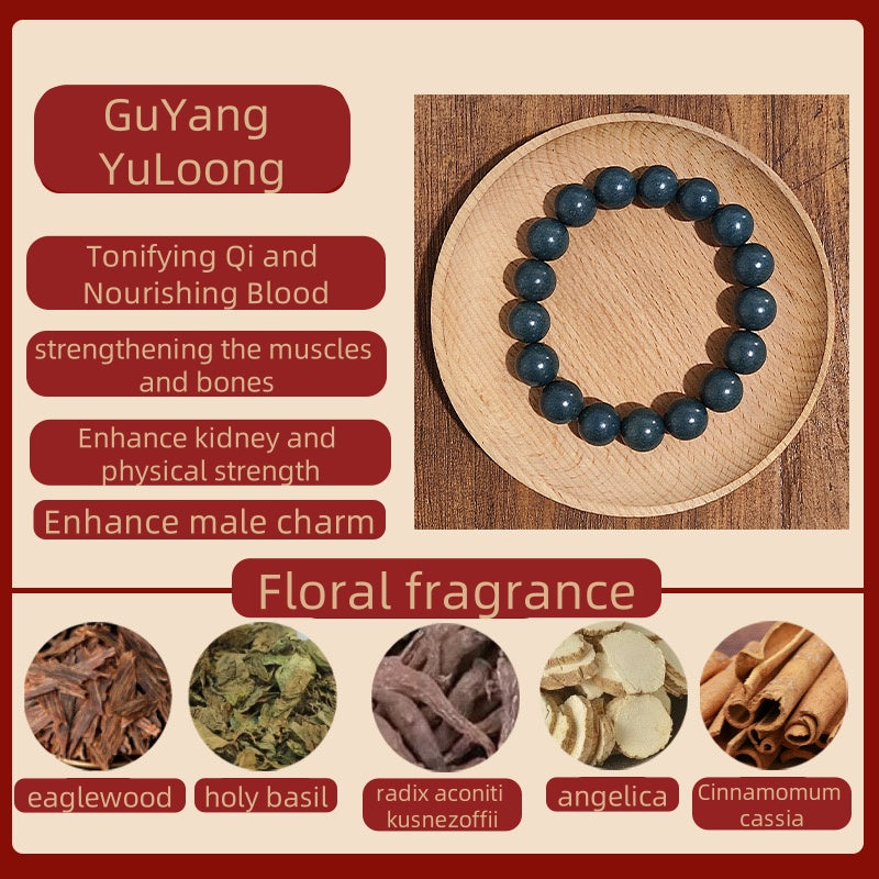 (Gu Yang Yu Loong)Zen fragrance beads. The mysterious fragrance of the East. Ancient fragrance recipe bracelet