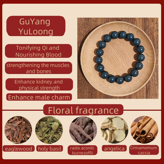 (Gu Yang Yu Loong)Zen fragrance beads. The mysterious fragrance of the East. Ancient fragrance recipe bracelet