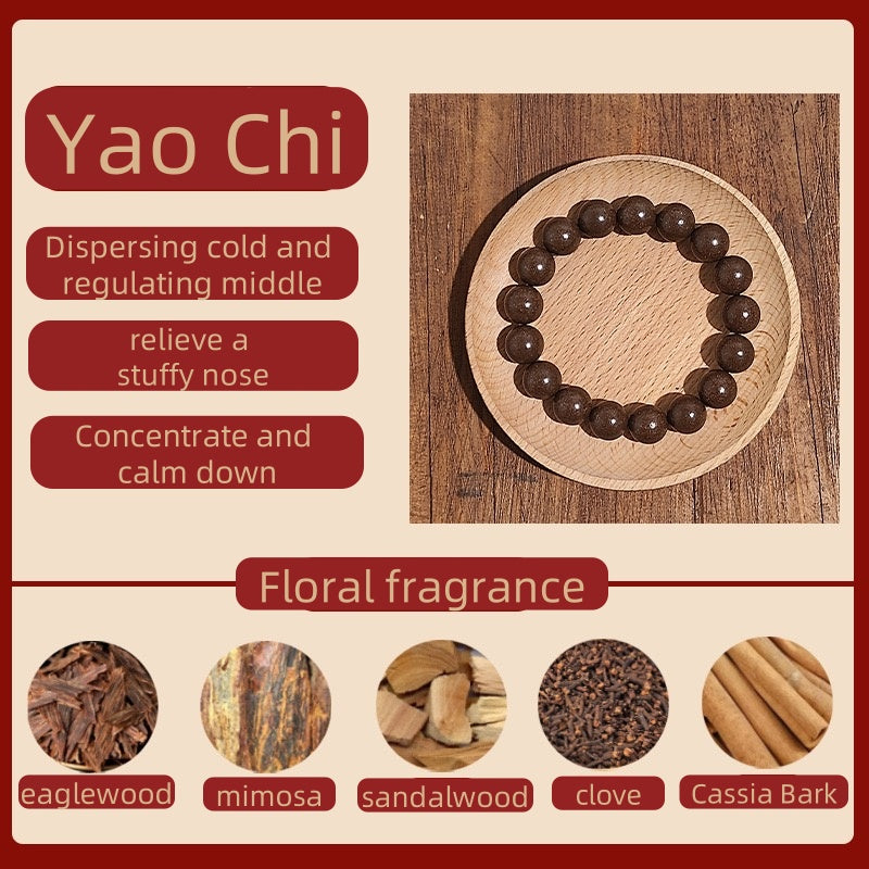 (Yao Chi)Zen fragrance beads. The mysterious fragrance of the East. Ancient fragrance recipe bracelet