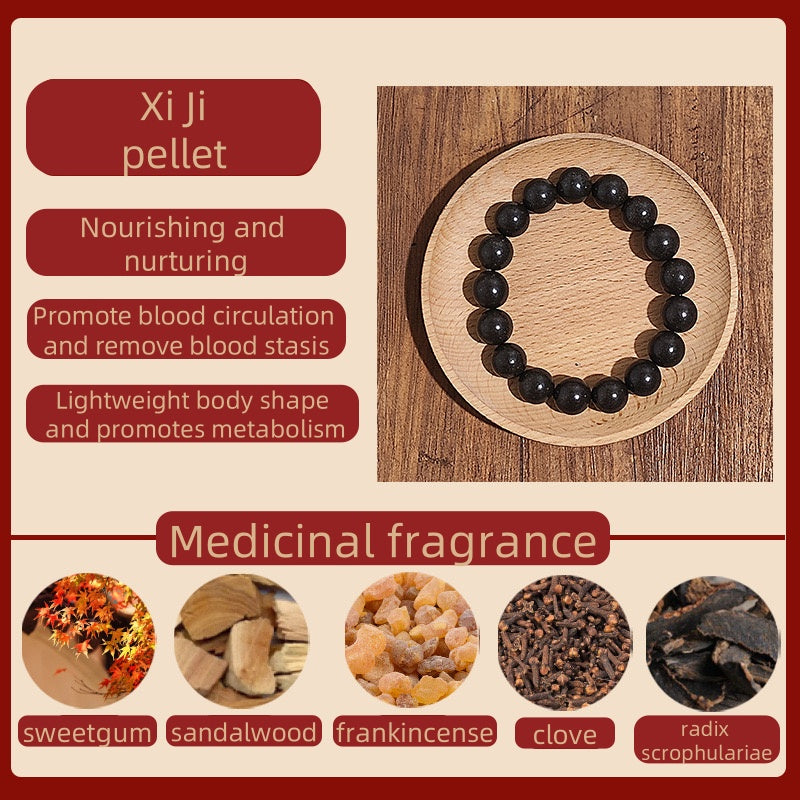 (Xi Ji W)Zen fragrance beads. The mysterious fragrance of the East. Ancient fragrance recipe bracelet
