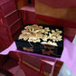 Natural lacquer handmade jewelry box