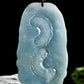 (Unique) Natural Jadeite 3D Dragon King & Double Dragon Ball Pendant Carved by a Famous Master