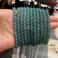 Natural Grade A Blue Water Jadeite(6mm) High quality round bead bracelet