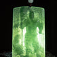 (Unique) Natural jadeite Guan Gong dragon pendant carved by a famous master