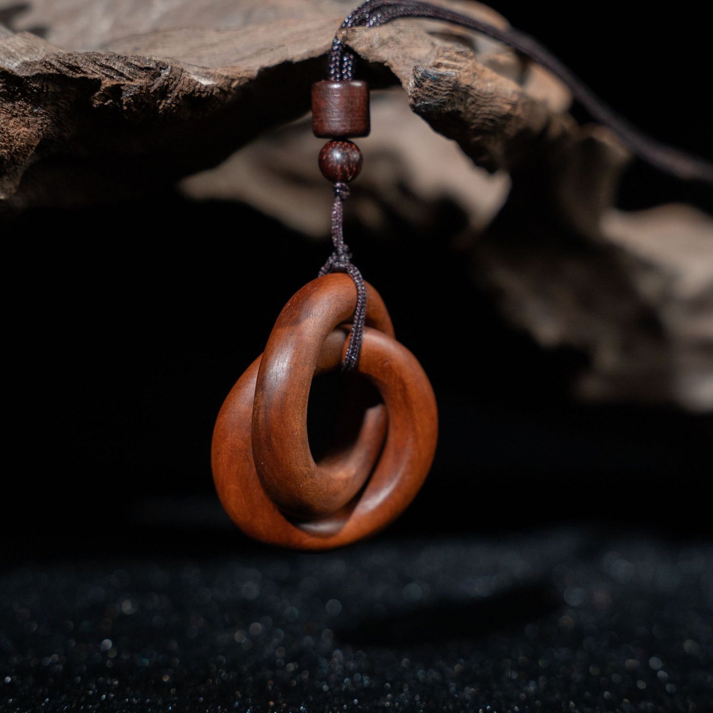 Lightning Strike Zaomu Qiankun Circle 35mm Pendant Yin Yang Integrated Handmade Non Splicing Taoist Artifact Necklace