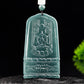 (Unique) Natural Jade Buddha Pendant Carved by a Famous Master
